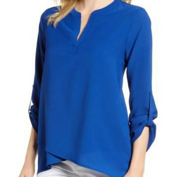 Gibson Living in Yellow Crossover Tunic - Picture 1 of 8